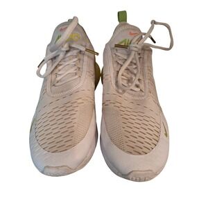 Nike Air Max 270 Women's Size 10 White /Yellow Strike /Crimson Bliss DV2184-100